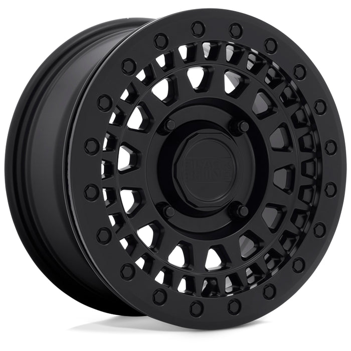 Black Rhino UTV Parker Beadlock 14x7 4x110 +36mm Matte Black Wheel Rim 14" Inch