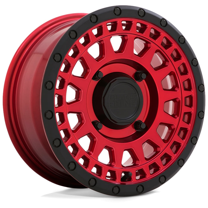 Black Rhino UTV Parker 14x7 4x156 +36mm Candy Red Wheel Rim 14" Inch
