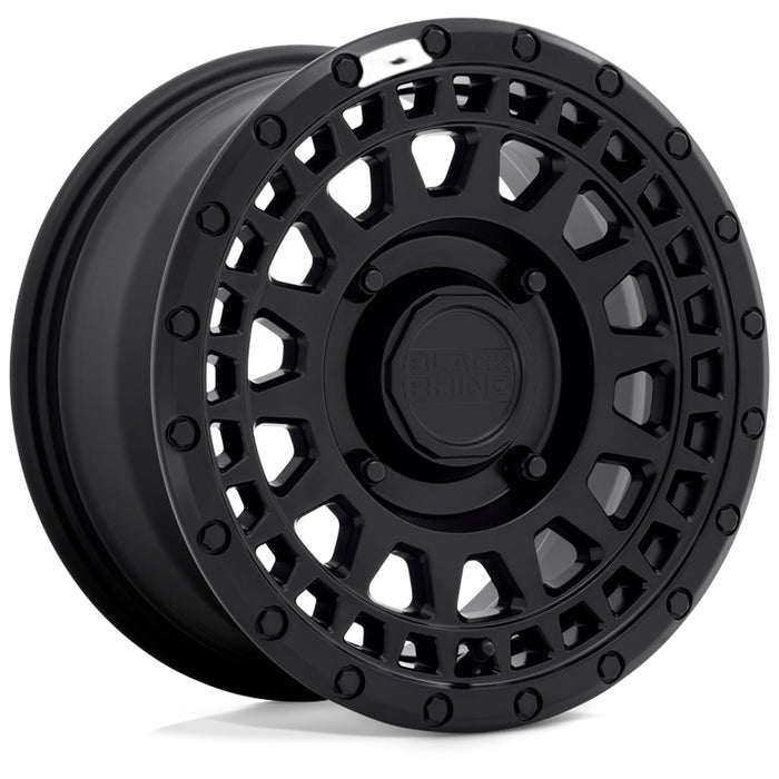 Black Rhino UTV Parker 15x7 4x110 +51mm Matte Black Wheel Rim 15" Inch
