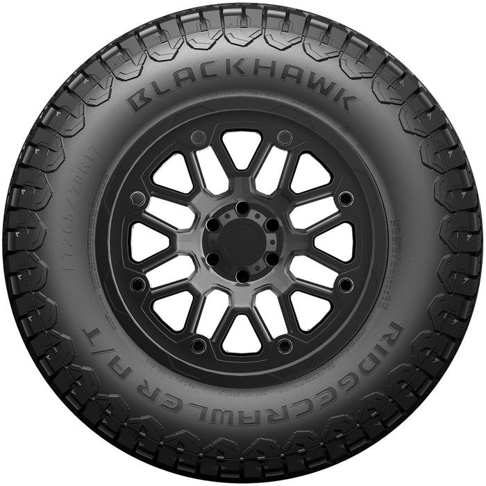 (QTY 4) 31x10.50R15LT BlackHawk RidgeCrawler A/T 109S LRC Black Wall Tires
