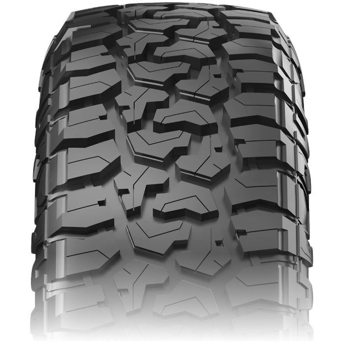 (QTY 4) 275/55R20 Blackhawk Ridgecrawler R/T 117T XL Black Wall Tires