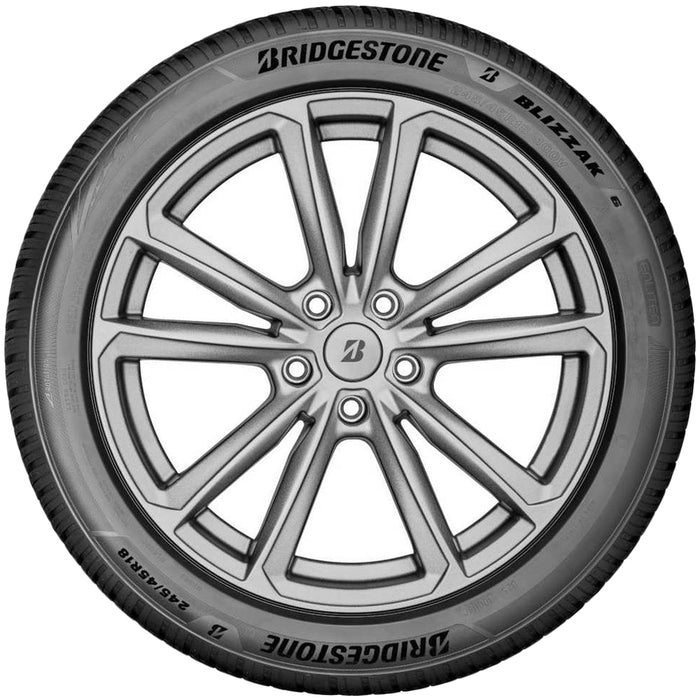 (QTY 4) 295/40R21 Bridgestone Blizzak 6 111W XL Black Wall Tires
