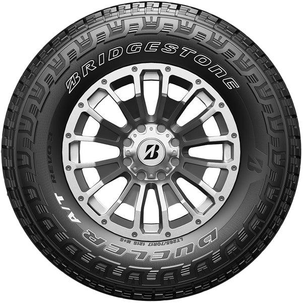 (QTY 5) P255/70R18 Bridgestone Dueler A/T Revo 3 112T SL White Letter Tires