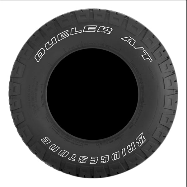 (QTY 4) P255/70R18 Bridgestone Dueler A/T RH-S 112S SL White Letter Tires