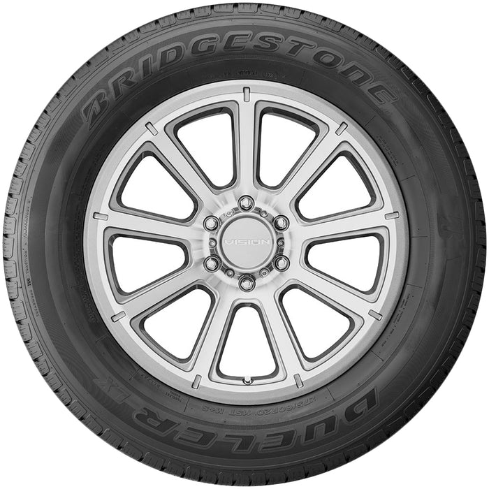 (QTY 2) 245/65R17 Bridgestone Dueler LX 107T SL Black Wall Tires