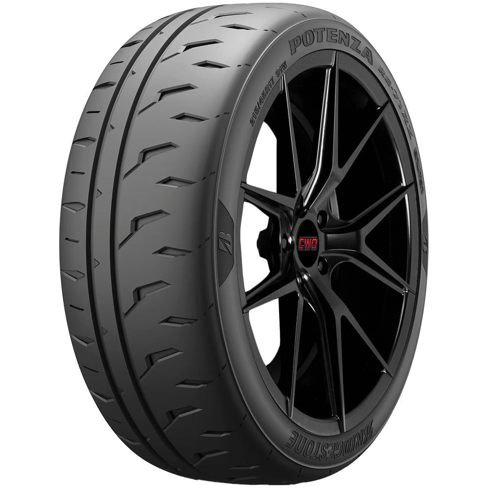225/40R18 Bridgestone Potenza RE-71RZ 92W XL Black Wall Tire — CWO