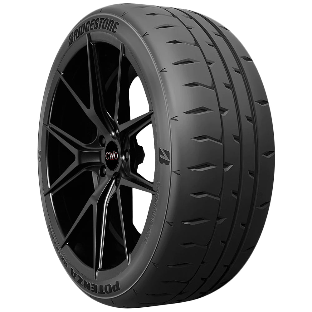 225/50R15 Bridgestone Potenza RE71RS 91V XL Black Wall Tire — CWO