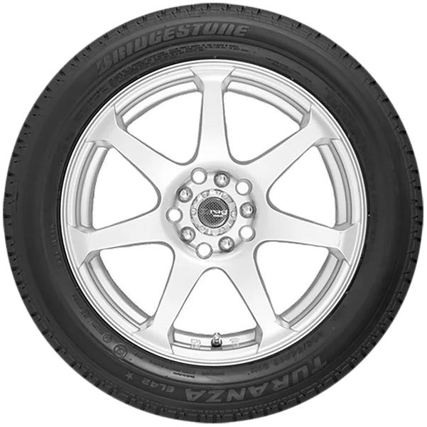 (QTY 2) 245/50R18 Bridgestone Turanza EL42 100V SL Black Wall Tires