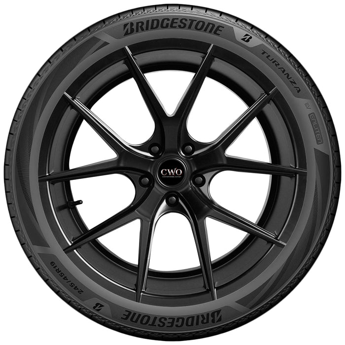 (QTY 2) 265/45R20 Bridgestone Turanza EV 108Y XL Black Wall Tires