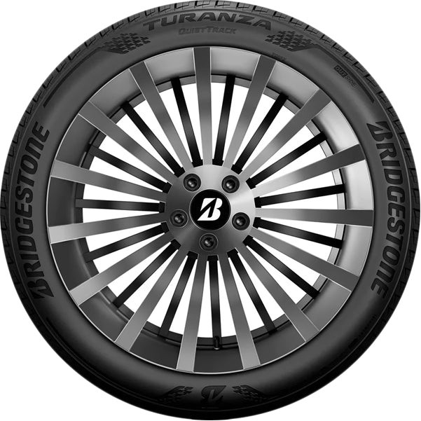 (QTY 4) 235/50R17 Bridgestone Turanza Quiet Track 96H SL Black Wall Tires
