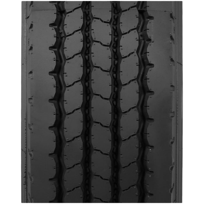 (QTY 2) ST215/75R17.5 Carlstar LPT 135J LRJ Black Wall Tires