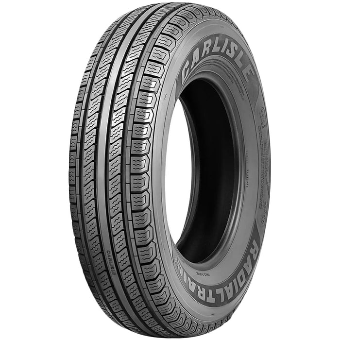 145R12 Carlstar Radial Trail HD LRD Black Wall Tire