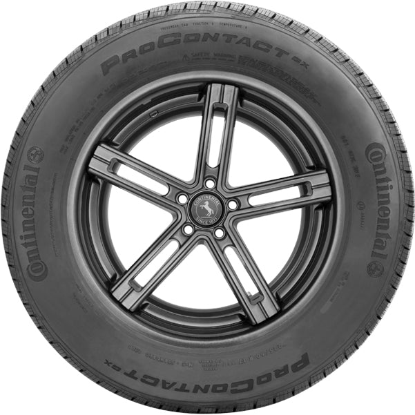 (QTY 2) 245/45R19 Continental ProContact GX 102H XL Black Wall Tires