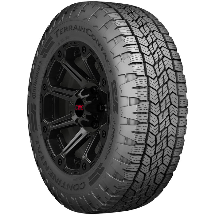LT285/60R20 Continental TerrainContact A/T2 126/123S LRE Black Wall Tire