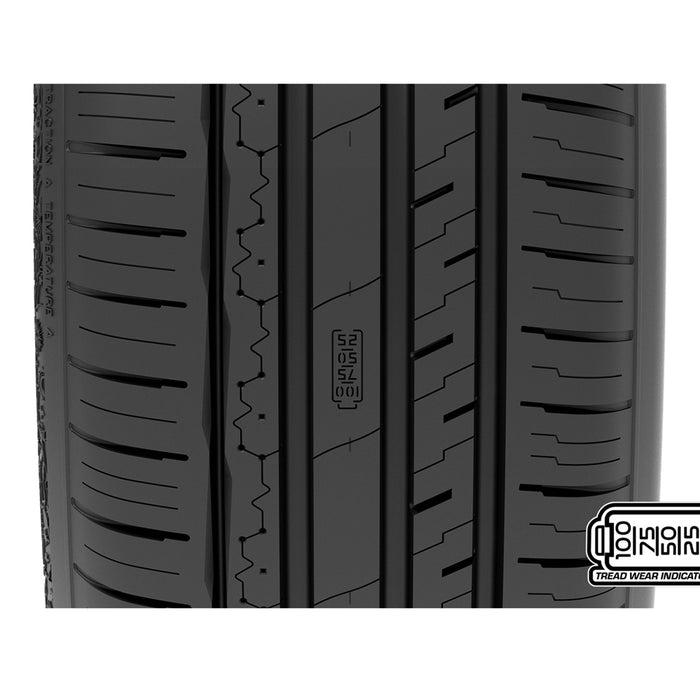 275/45R20 Cosmo Kurrent EV 110V XL Black Wall Tire