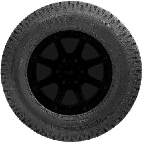 (QTY 2) 8-14.5 Deestone D292 Trailer 120J LRG Black Wall Tires