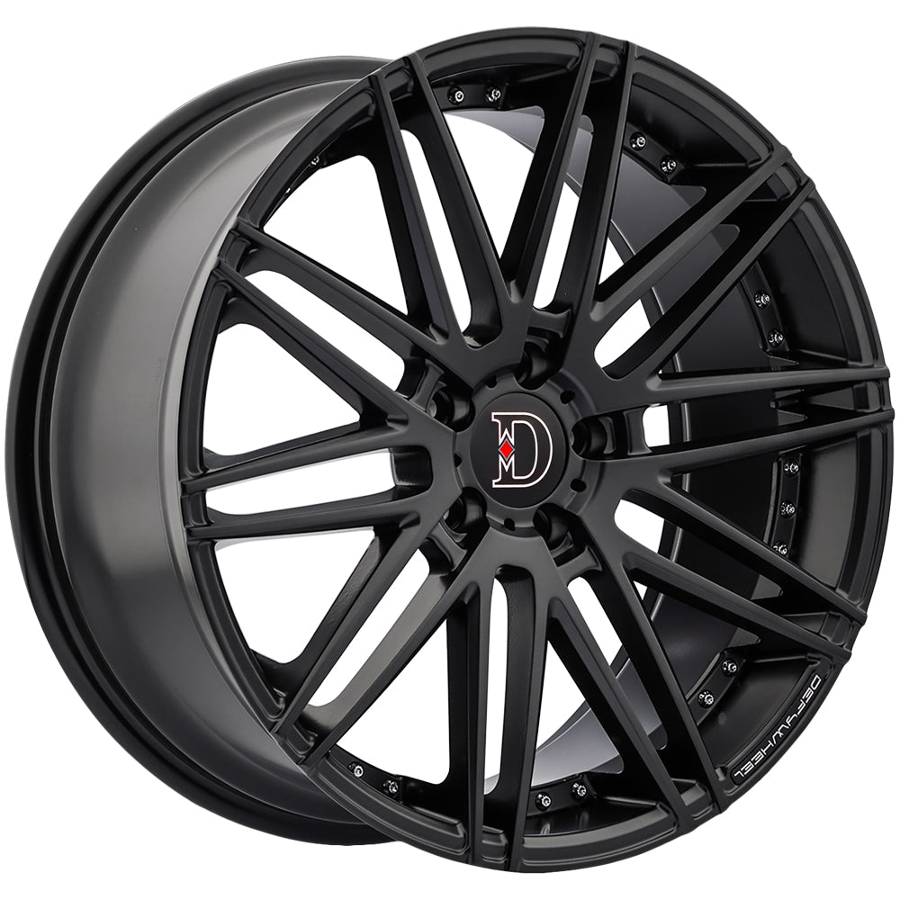 Defy D01 22x9 5x120 +35mm Satin Black Wheel Rim 22