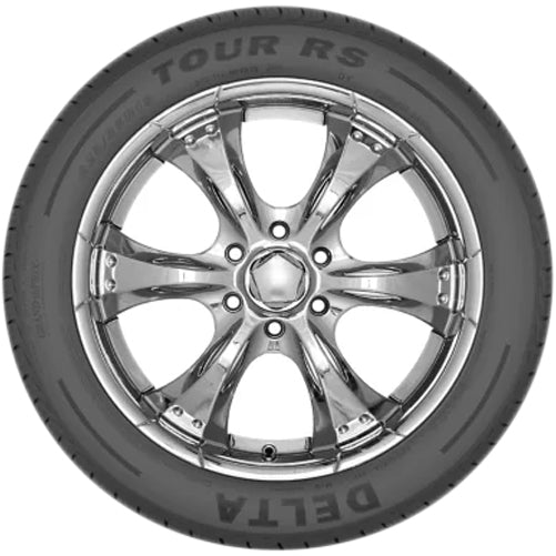 (QTY 4) 235/60R16 Delta Grand Prix Tour RS 100H SL Black Wall Tires