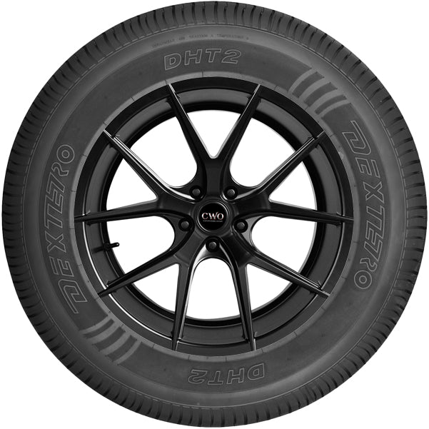 (QTY 2) P215/70R16 Dextero DHT2 99T SL Black Wall Tires