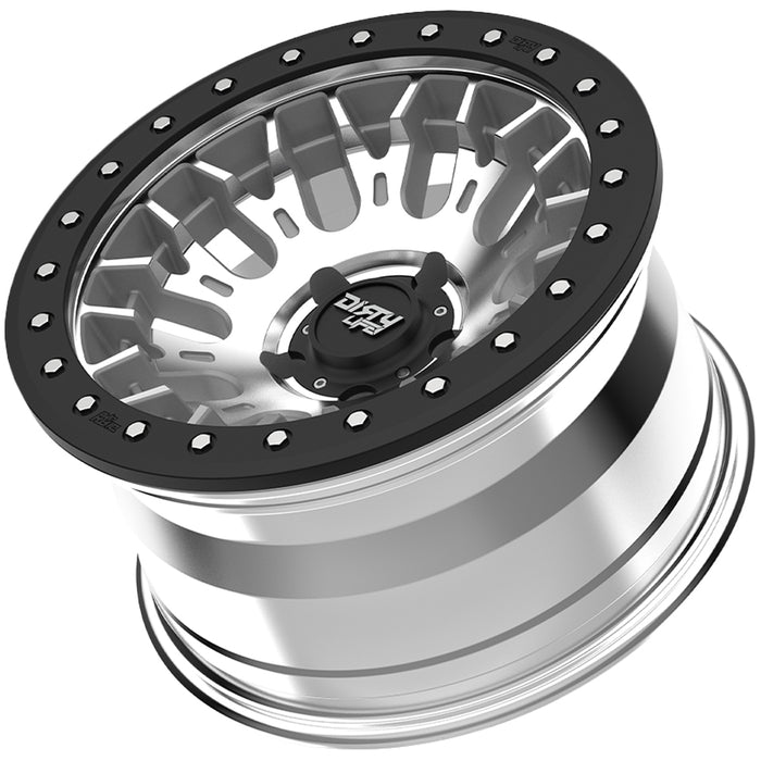 (Set of 5) Dirty Life 9317 DT-3 17x9 5x5" -38mm Machined Wheels Rims 17" Inch