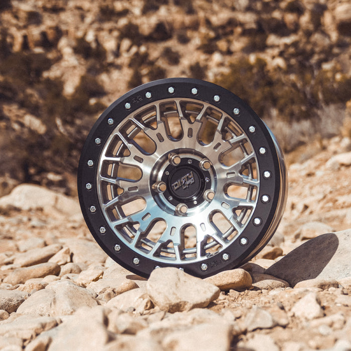 (Set of 5) Dirty Life 9317 DT-3 17x9 5x5" -12mm Machined Wheels Rims 17" Inch
