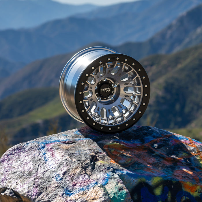 Dirty Life 9317 DT-3 17x9 6x5.5" -12mm Machined Wheel Rim 17" Inch