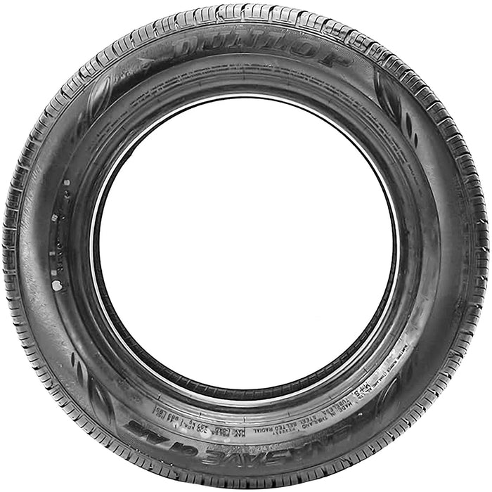 (QTY 4) P195/65R15 Dunlop Enasave 01 A/S 89S SL Black Wall Tires
