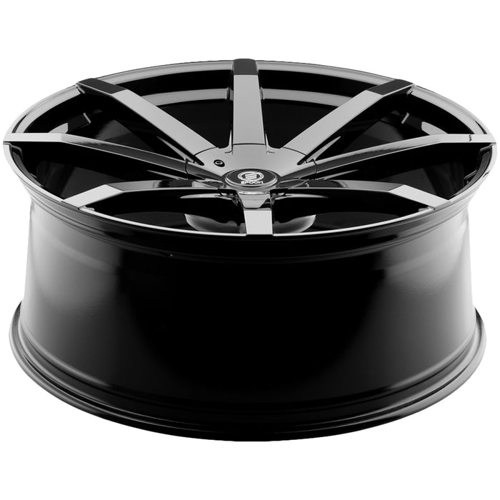 (Set of 4) Epoch E300 Grind 24x10 6x135/6x5.5" +30mm Gloss Black Wheels Rims