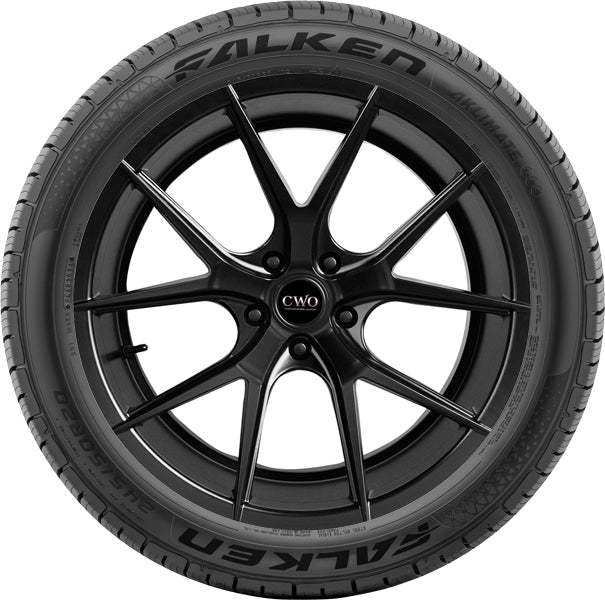 (QTY 4) 245/40R18 Falken Aklimate A/W 97V XL Black Wall Tires
