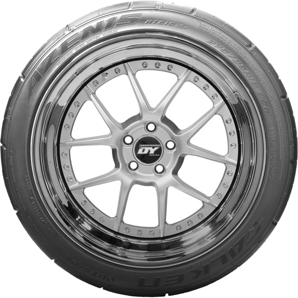 (QTY 2) 265/35R18 Falken Azenis RT615K+ 97W XL Black Wall Tires