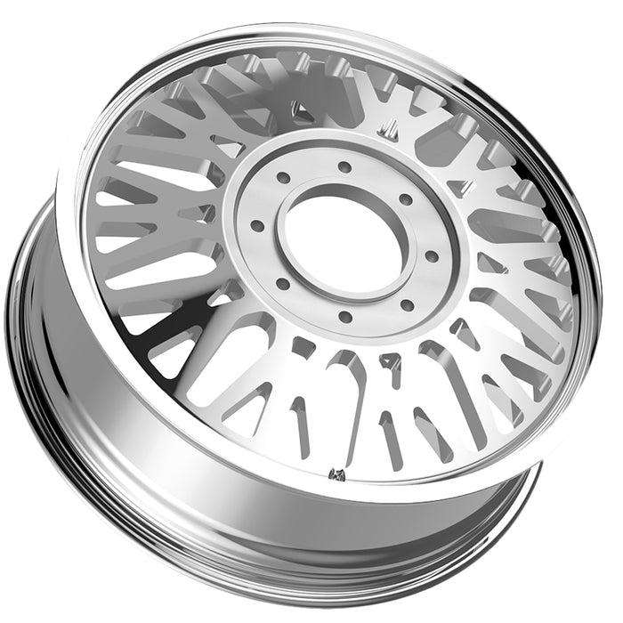 Set of 6-24" Inch Fittipaldi Off-Road FDF605P Dually 8x210 Polished Wheels Rims