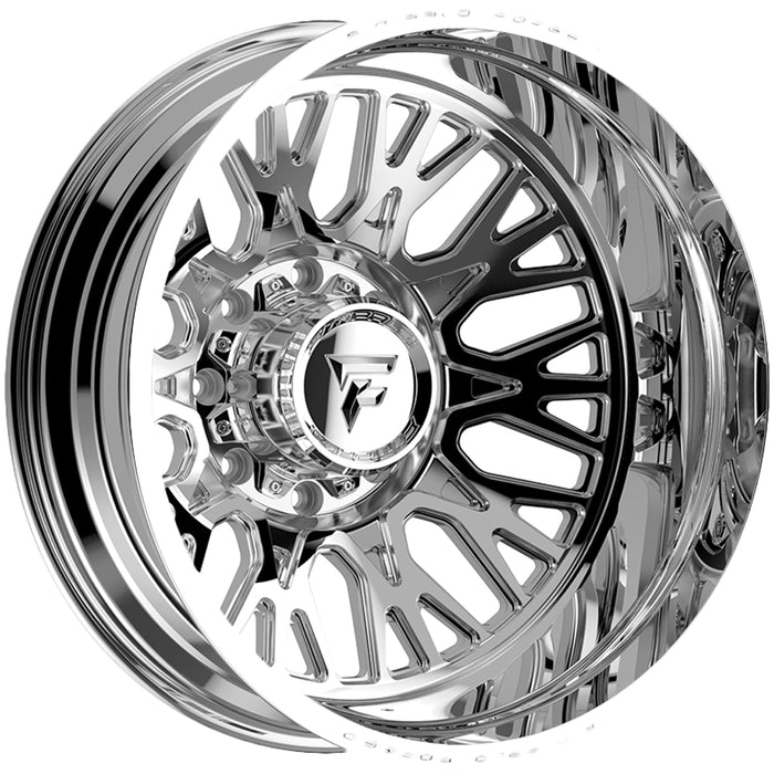 Set of 6-24" Inch Fittipaldi Off-Road FDF605P Dually 8x200 Polished Wheels Rims