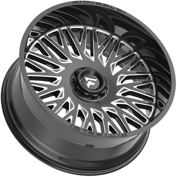 (4) Fittipaldi Offroad FA07 20x12 6x135/6x5.5" -44mm Black/Milled Wheels Rims