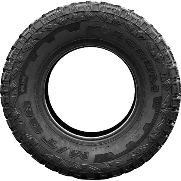 (QTY 4) 35x12.50R20LT Forceum M/T 08 Plus 121Q LRE Black Wall Tires