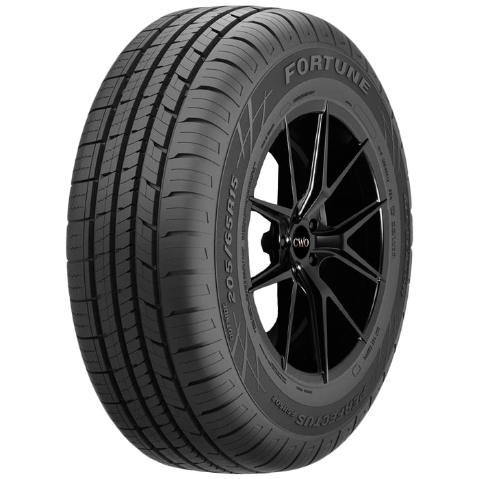 (QTY 2) 215/65R17 Fortune Perfectus FSR602 99H SL Black Wall Tires