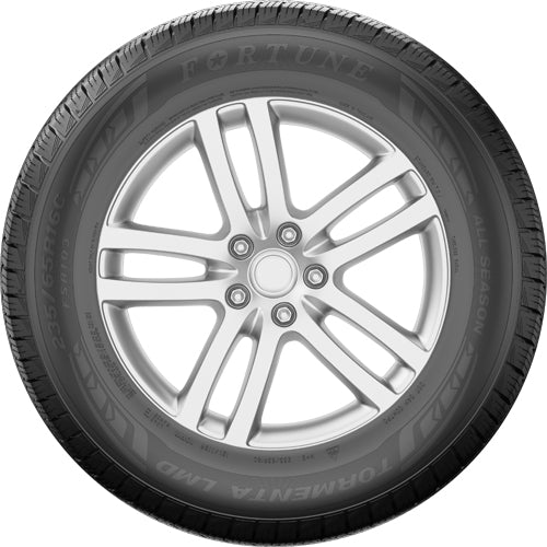 (QTY 4) 195/75R16C Fortune Tormenta LMD FSR103 107/105R LRD Black Wall Tires