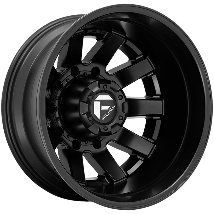 (Set of 6) 20" Inch Fuel D436 Maverick Dually 8x200 Matte Black Wheels Rims