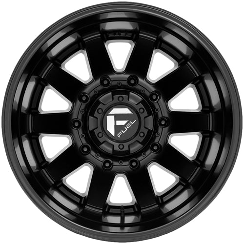 (Set of 6) 20" Inch Fuel D436 Maverick Dually 8x210 Matte Black Wheels Rims