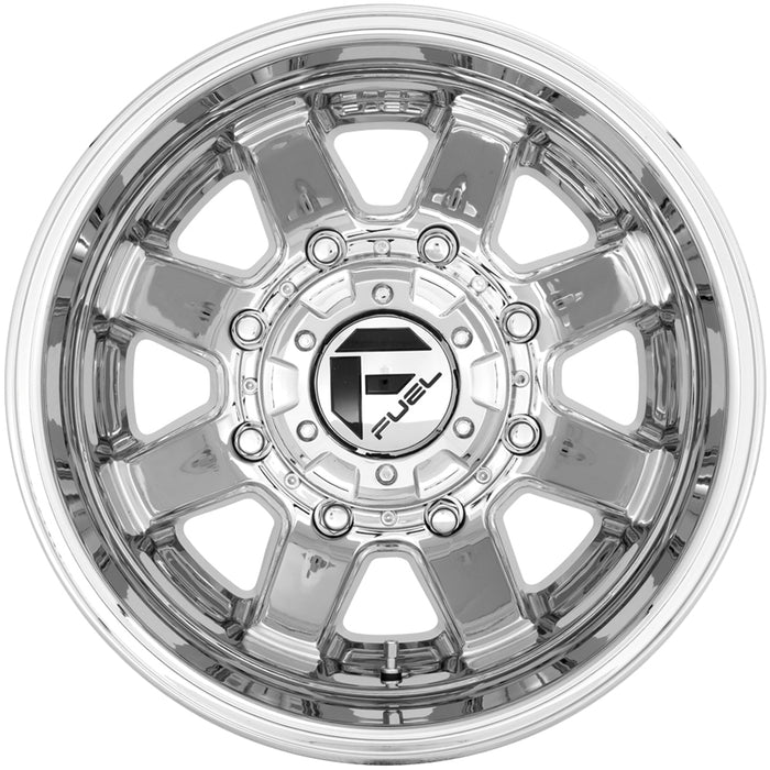 (Set of 4) 17" Inch Fuel D536 Maverick Dually 8x200 Chrome Wheels Rims