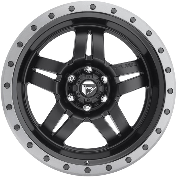 Fuel D557 Anza 15x8 5x4.5" -18mm Matte Black Wheel Rim 15" Inch