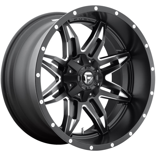 Fuel D567 Lethal 18x9 6x135/6x5.5" +20mm Black/Milled Wheel Rim 18" Inch