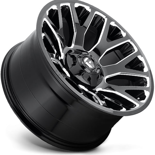 Fuel D623 Warrior 20x9 6x135/6x5.5" +20mm Black/Milled Wheel Rim 20" Inch