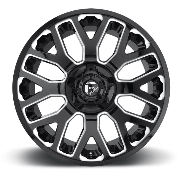 Fuel D623 Warrior 20x9 6x135/6x5.5" +1mm Black/Milled Wheel Rim 20" Inch