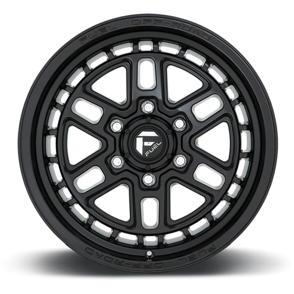 Fuel D667 Nitro 6 17x9 6x135 +1mm Matte Black Wheel Rim 17" Inch