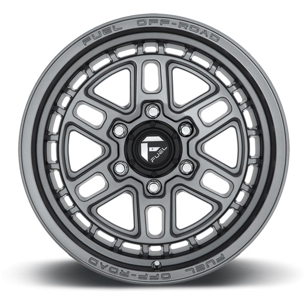 Fuel D668 Nitro 6 17x9 6x5.5" -12mm Gunmetal Wheel Rim 17" Inch
