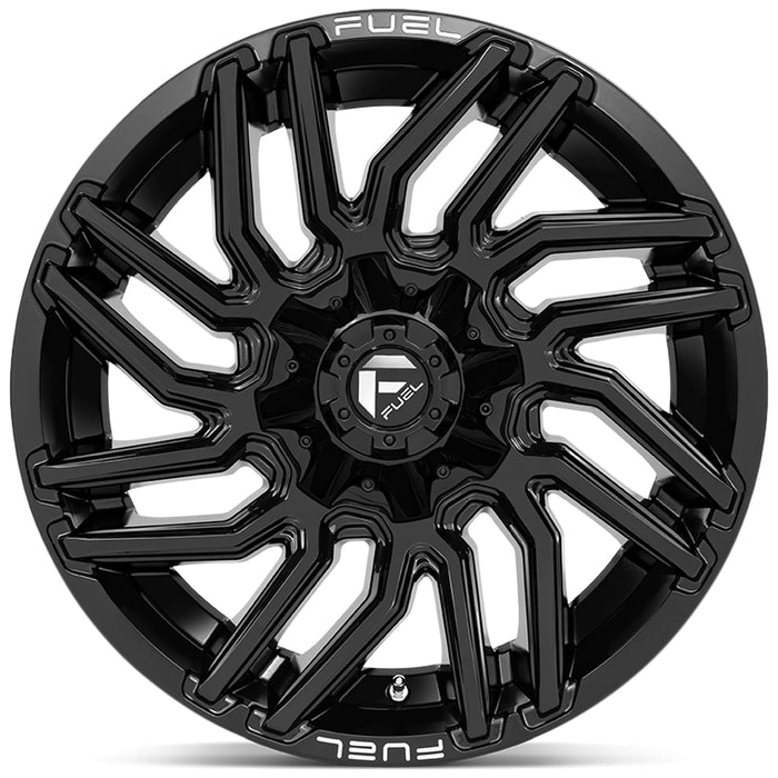 Fuel D776 Typhoon 22x12 5x4.5"/5x5" -44mm Gloss Black Wheel Rim 22" Inch