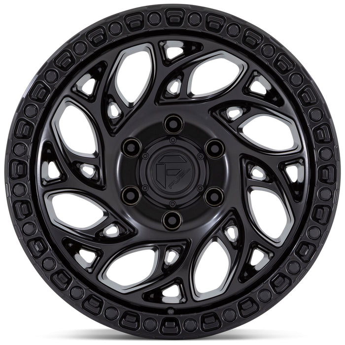 (Set of 4) Fuel D852 Runner Or 18x9 5x5" +1mm Blackout Wheels Rims 18" Inch