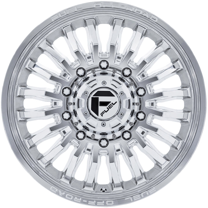 Set of 6-20" Inch Fuel D891 Arc Dually 8x6.5" Polished Wheels Rims