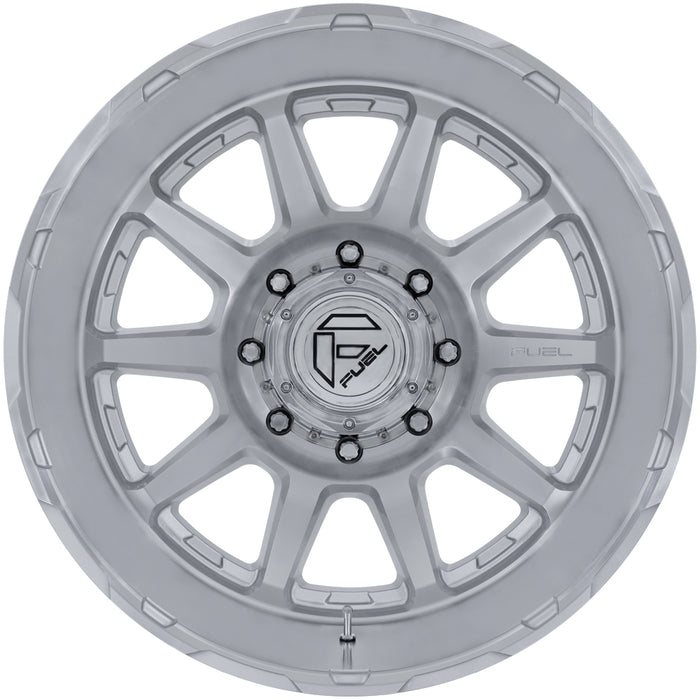 Set of 6-24" Inch Fuel D912 Circuit Dually 8x210 Silver Wheels Rims