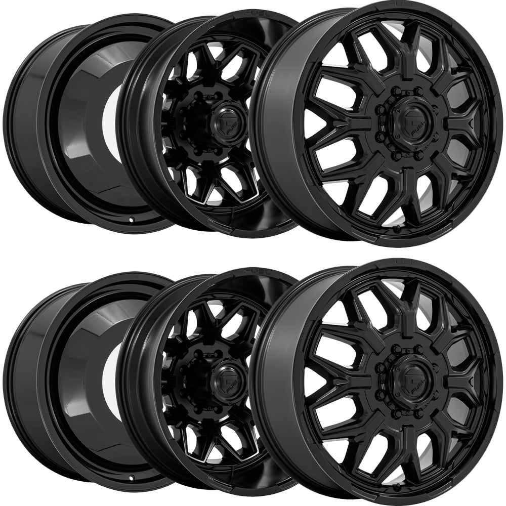 22 Inch Ruff Wheels Set of 6-22